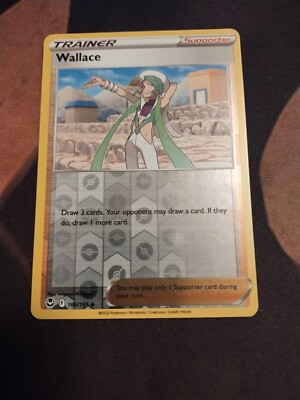 Wallace 166/195 Swsh12: Sword & Shield - Silver Tempest Reverse Holo-NM
