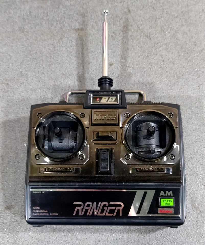 HITEC RANGER 2 RC controller transmitter receiver 2CH 27Mhz BOAT matiya Kyosho - Image 4 of 4