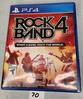 New ListingPLAYSTATION NETWORK PS4 ROCK BAND 4 START A BAND  ROCK THE WORLD TESTED 70