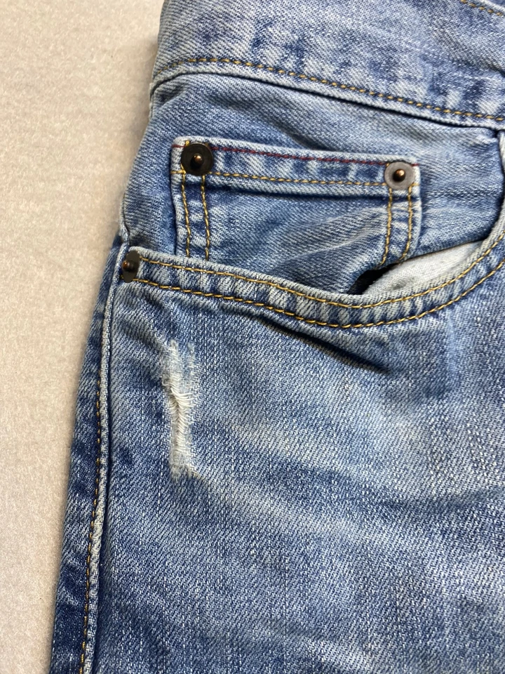 Adam Levine THE PATRIOT Jeans Men 36 x 30  Baggy Fit  DISTRESSED Faded Denim - Image 4 of 4