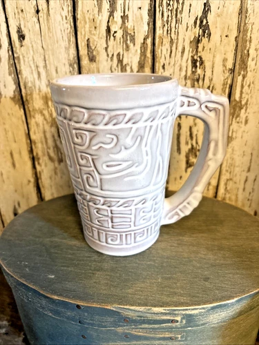 Frankoma Mayan Aztec Grandmug 7M Desert Gold