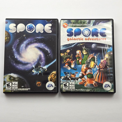 Spore 2008 + Spore: Galactic Adventures Expansion 2009 Windows/Mac Manuals