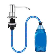 Soap Dispenser for Kitchen Sink, in Sink Soap Dispenser Pump, 47" Silicone Ex...