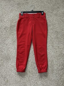Girls Red Softball Pants Size Large