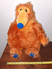 19 Inch Bear In the Big Blue House Orange/Blue Plush Stuffed Animal Washable