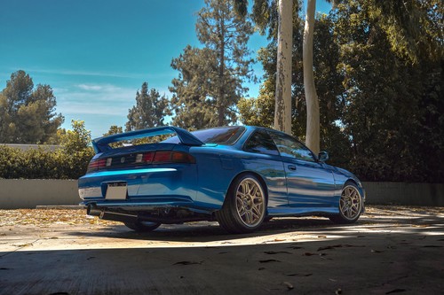 Motegi Racing MR158 TSUBAKI Wheels 18x8.5 (42, 5x112, 66.56) Gold Rims Set of 4 - Picture 9 of 11