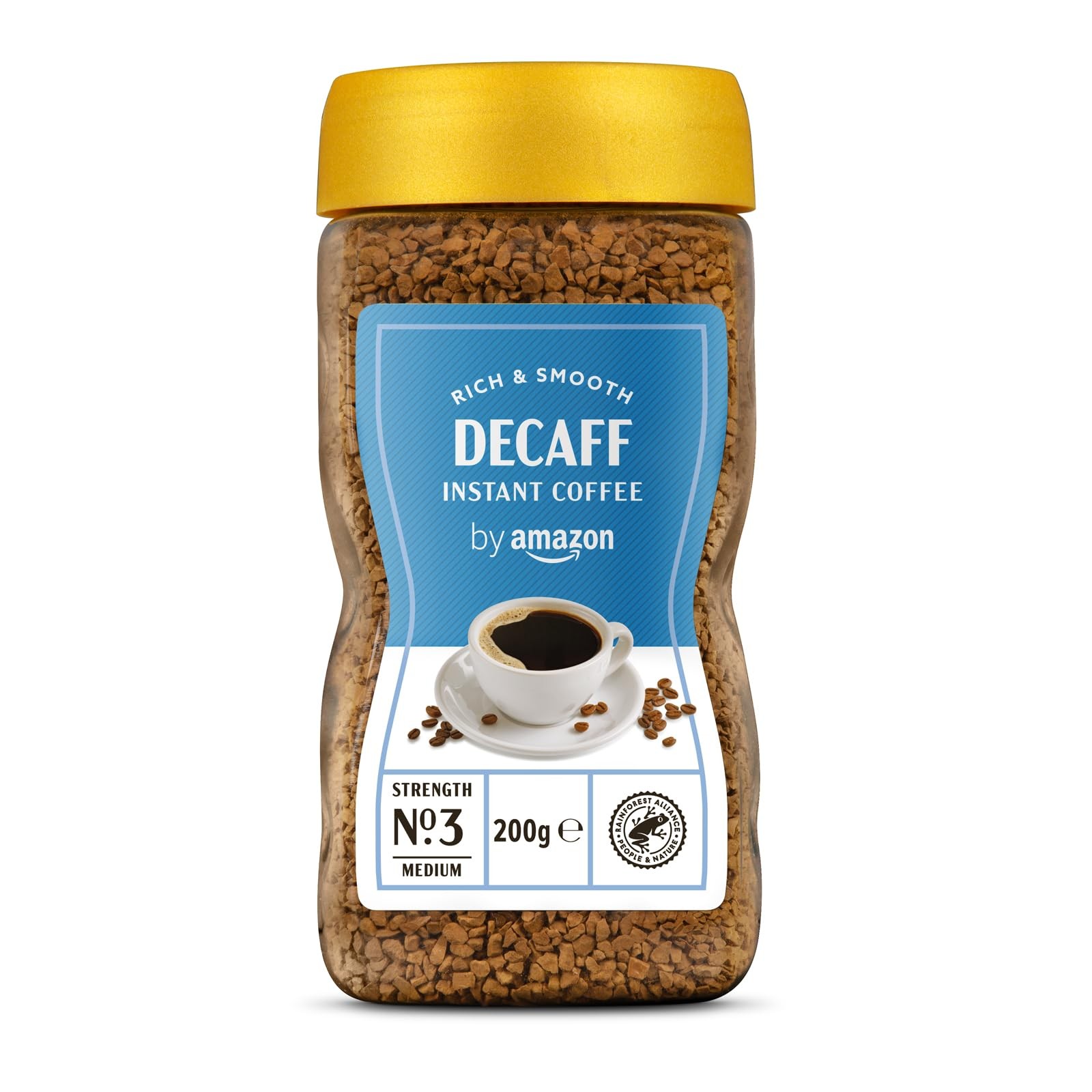 by Amazon Decaf Instant Gold Coffee, 200g - Rainforest Alliance Certified - Image 2