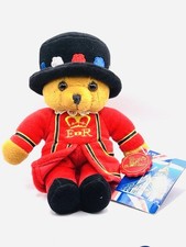 VTG 2000 Keel Toys London Beefeater Mini Teddy Bear Soft Toy Unused With Tag
