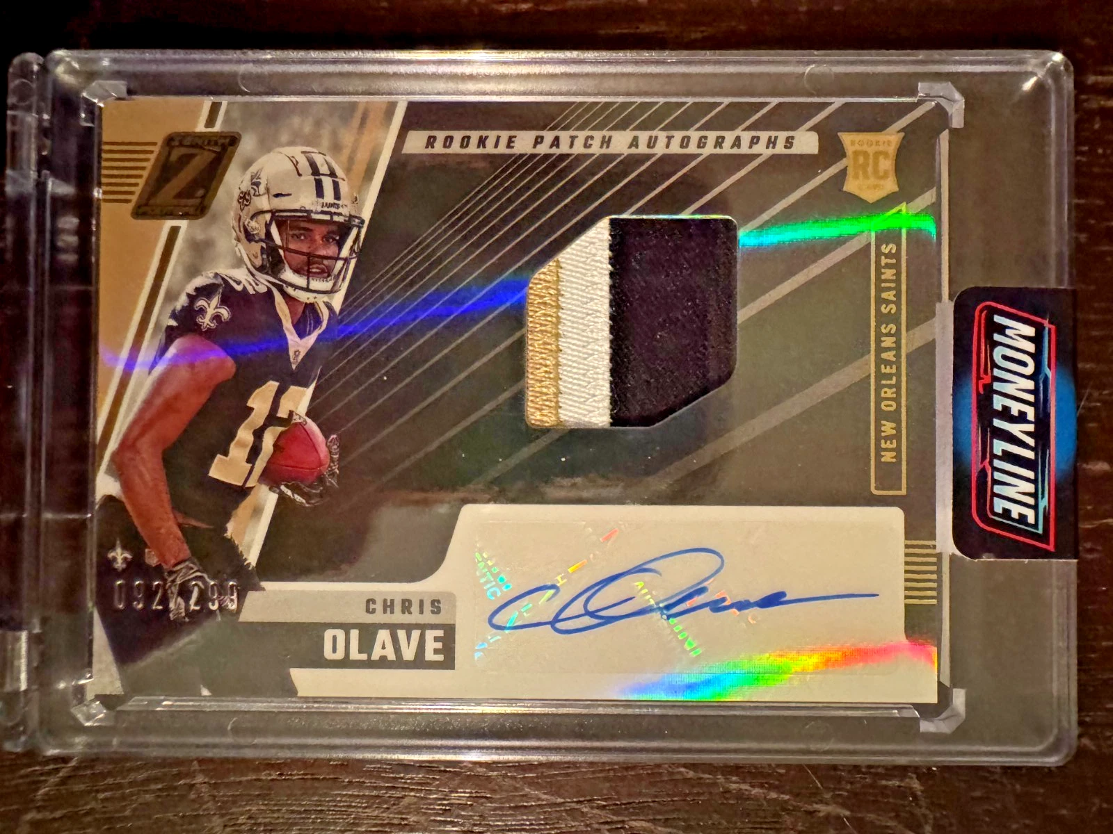 Chris Olave Panini Zenith Turning Pro Memorabilia #9 Base