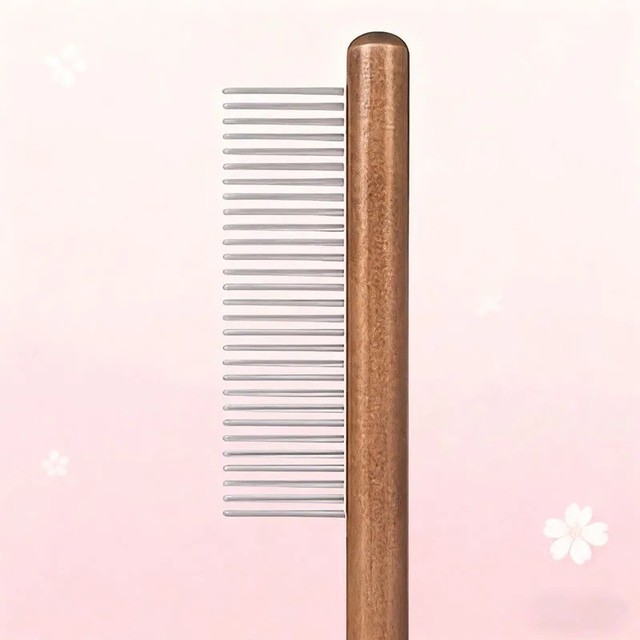 aUMuca Stainless Steel Dog & Cat Grooming Comb