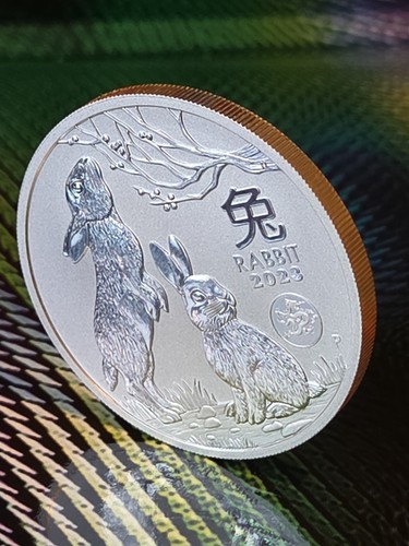🐇 2023 Australian 1 oz Silver Year of the Rabbit Perth Mint - Dragon Privy 🐉