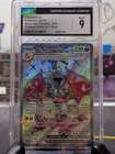 Pokemon TCG Charizard ex 074 Black Star Promo Paldean Fates Tin CGC 9 Mint Card