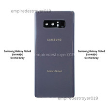USED Original Samsung Galaxy Note8 SM-N950 Back Glass Cover, Orchid Gray