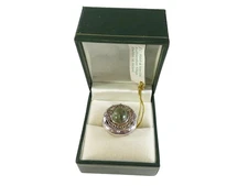 Sterling Silver Connemara Marble Ring J.C. Walsh Dublin Ireland Size 7 SW925