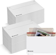 110-Pack Card Shipping Envelopes - 7 X 4.35 Inches Trading Cards Self-Adhesiv...