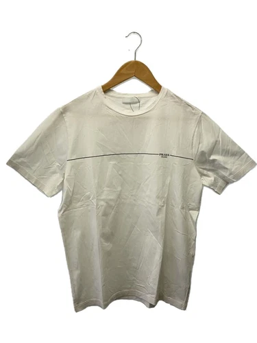 PRADA T shirt/L/cotton/WHT/UJN656 Used