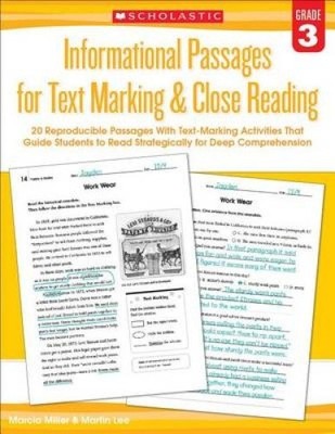 Informationspassagen zur Textmarkierung & zum nahen Lesen: Klasse 3 : 20