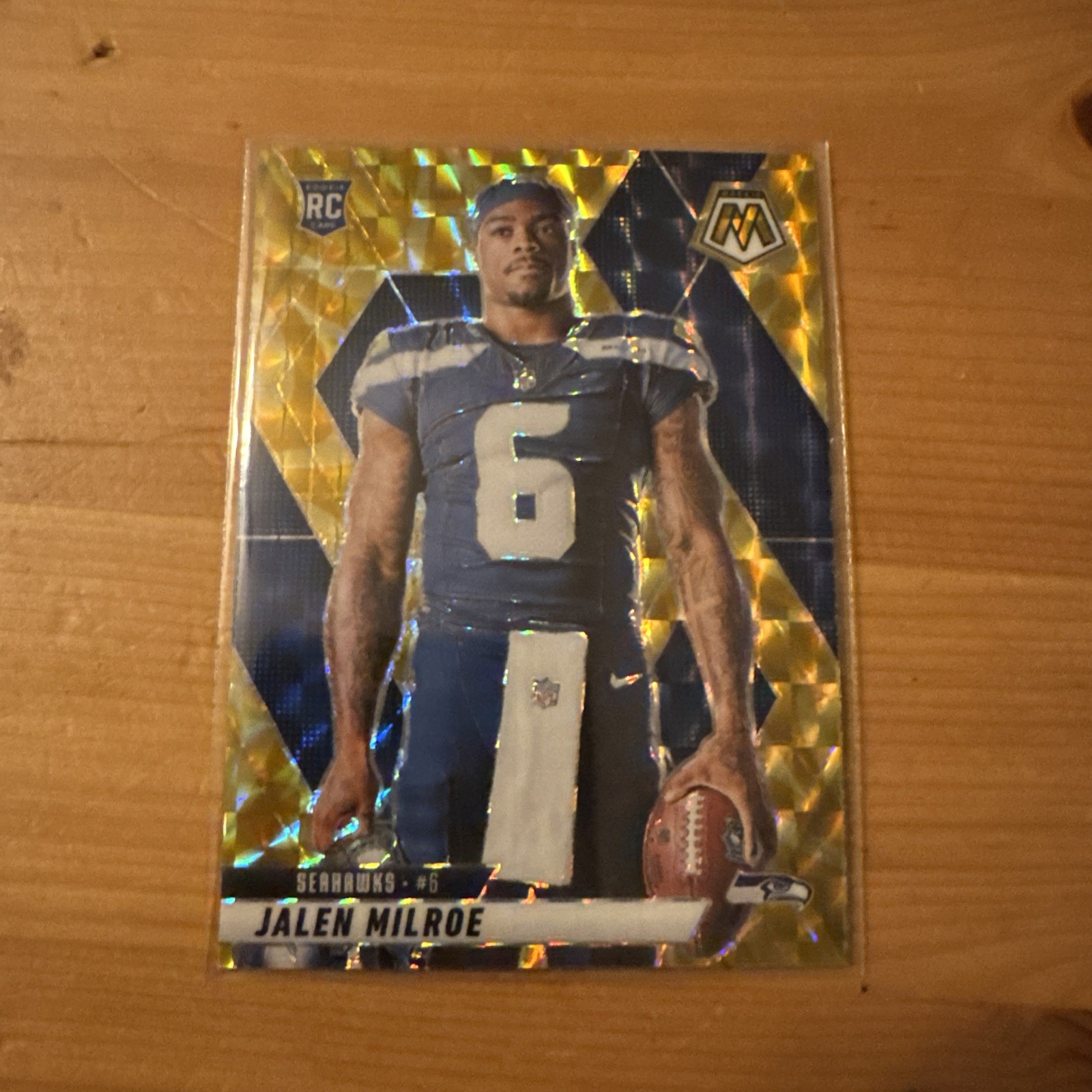 2025 Panini Mosaic Jalen Milroe #283 Reactive Yellow Variation RC
