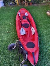 Canoa Rigida BIC Tobago rossa e bianca