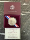1995-D Olympic Gymnastics Silver Dollar UNC Coin Atlanta Centennial OGP/COA — photo 3