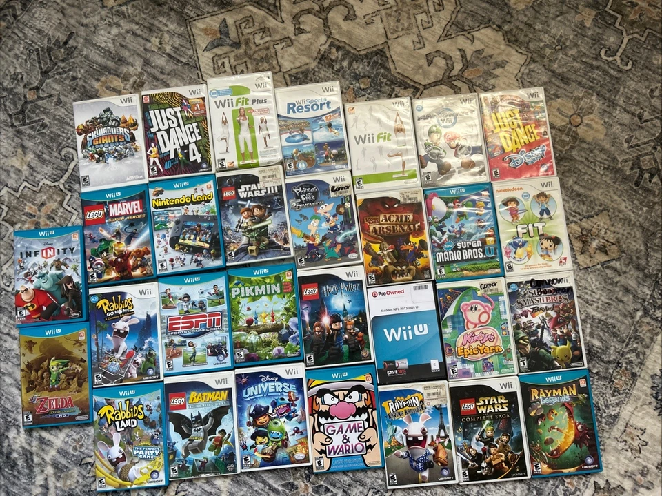 Nintendo Wii And Wii U Game Collection - Mario, LEGO, Just Dance, Batman, Etc. - Image 2 of 4