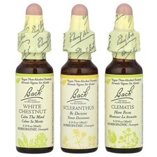 Original Flower Remedies, Focus Kit, Clarity of Mind, 3 Droppers, 0.35 fl oz (10