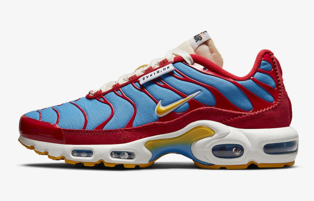 Nike air max clearance plus blue and red