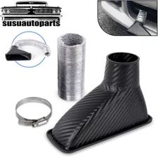 Car Front Bumper Turbo Air Intake Pipe Turbine Inlet Pipe Funnel Kit Universal