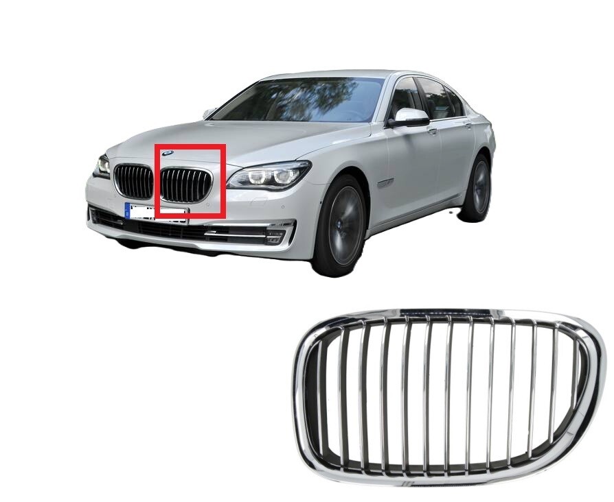 Grille avant gauche BMW F01 F02 plastique ABS protection moteur optimale