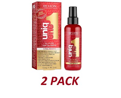 REVLON Uniq One All in 1 Hair Treatment 5 oz (2 Pack)