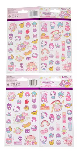 PEGATINAS Hello Kitty and Friends Sanrio 4 hojas KAWAII TOKYO álbum de recortes holograma - Imagen 5 de 6