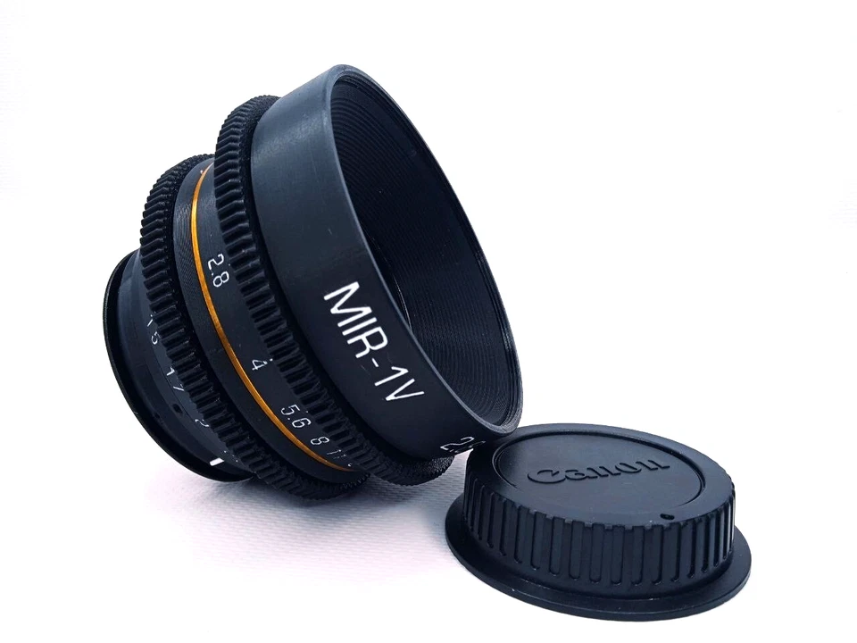 lens Mir 1b 1v 2.8 / 37mm REHOUSE BLACK BOKEH lens Cinemod Canon EF mount - Image 4 of 4
