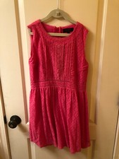 Juicy Couture Girl's Pink Coral Lace Sleeveless Dress   Girl's Sz 12- EUC