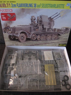 Sd.Kfz 7/1   2cm Flakvierling 38 Selbstfahrlafette von Dragon im Maßstab 1:35