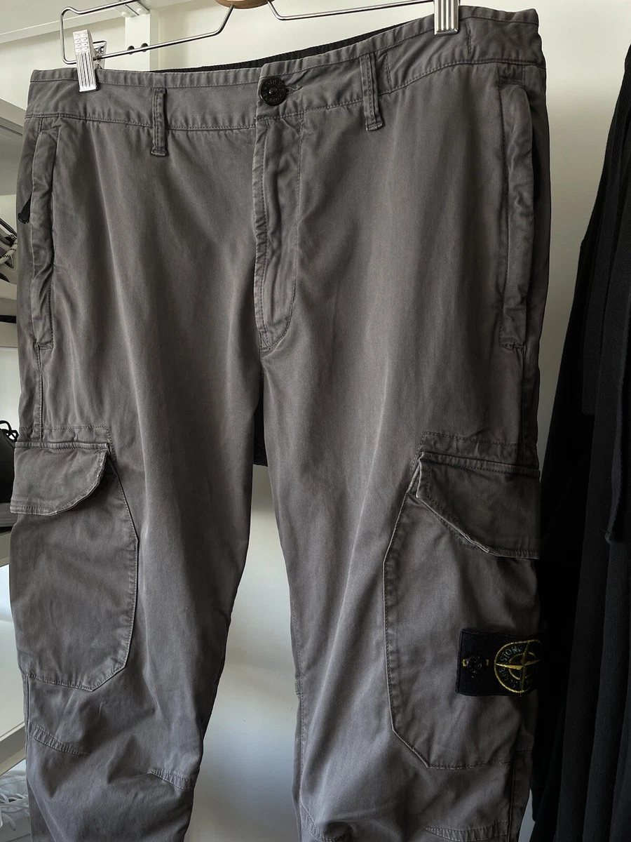 Stone Island Slim Fit Cargo Pants Grey Size 32