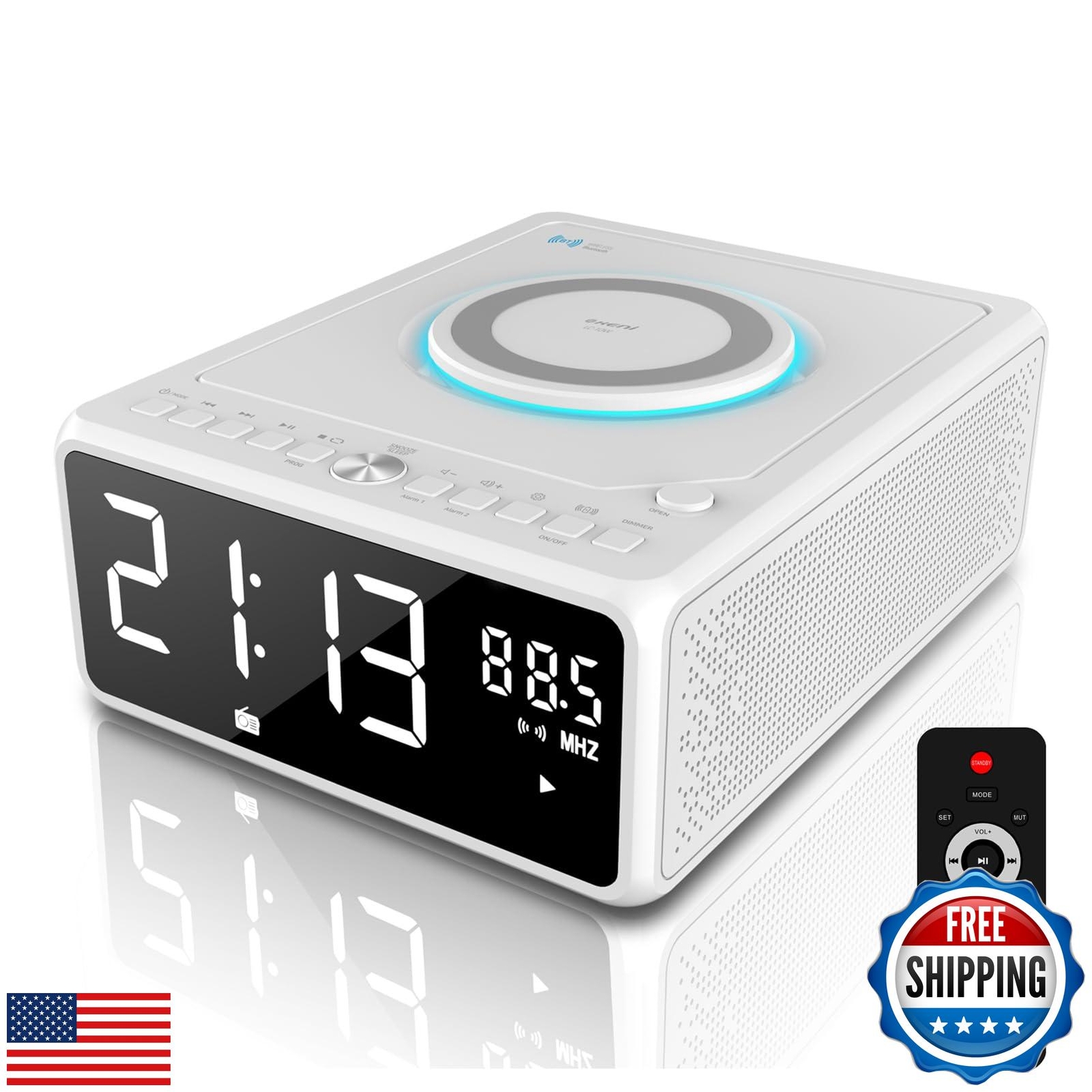 Radio With Remote For Home, 10w Fast Wireless Ch