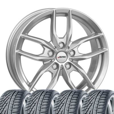 4 Complete Winter Wheels for BMW X1 X2 7x17 Bavaris SIL 205/60 R17 97H Contin