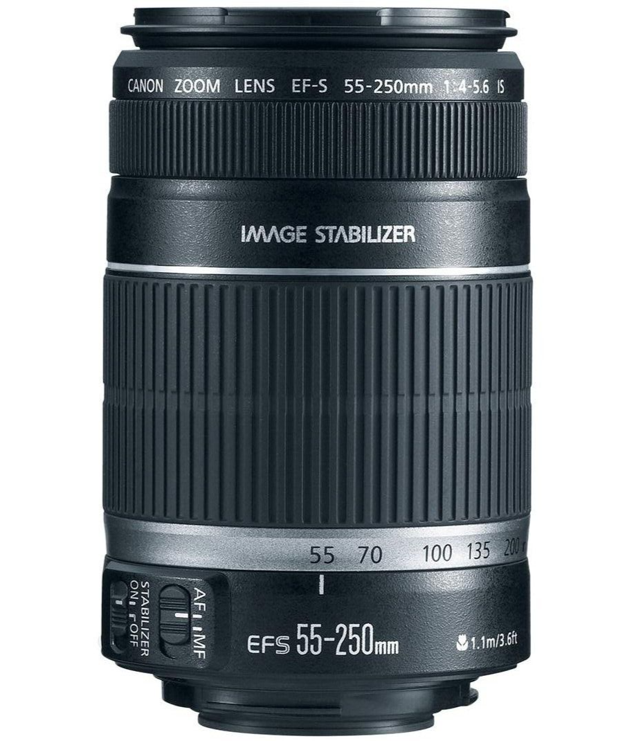 Open Box) Canon EF-S 55-250mm f/4-5.6 IS Telephoto Zoom Lens Open Box) Canon EF-S 55-250mm f/4-5.6 IS Telephoto Zoom Lens