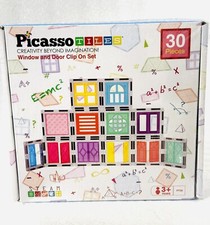 Picasso Tiles 30 Piece Window and Door Clip O...