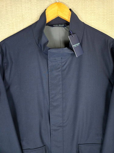 PETER MILLAR NEW $1100 Tech Wool Excursionist Flex Jacket Sz Large Mens Blue - Picture 15 of 17