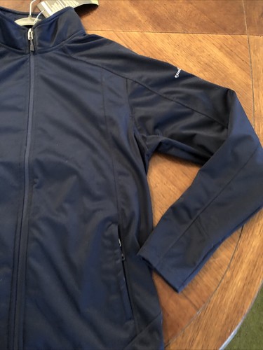 Eddie Bauer Trail Soft Shell Jacket Mens XL Blue New Fleece Lined New - Picture 3 of 13