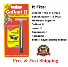 Shaving Razor Compatible with Gillette Trac II Twin Blade Shaving Razor For Men