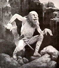 Maxfield Parrish Vintage Book Plate Art Print Illustration Alberich The Dwarf