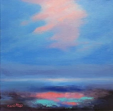 Original Art Abstract Painting Seascape Impressionism Wall Decor Ocean Modern 