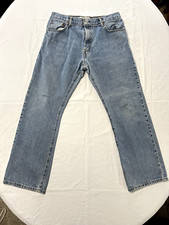 Levis 517 Jeans Mens 34x30 Blue Denim Heavy Cotton Workwear Bootcut Medium Wash