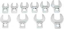 10 Pc. 3/8" Drive Crowfoot Wrench Set, Metric - 81909