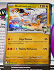 Pokemon Aventures Ensemble Français Card Holo Carte Reshiram 116/159 JTG FR Mint