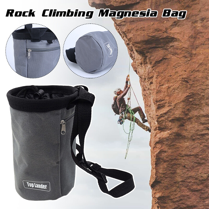 Magnesia Sack Rock Climbing Chalk Bag Waterproof Pocket for Outdoor  Climbings
