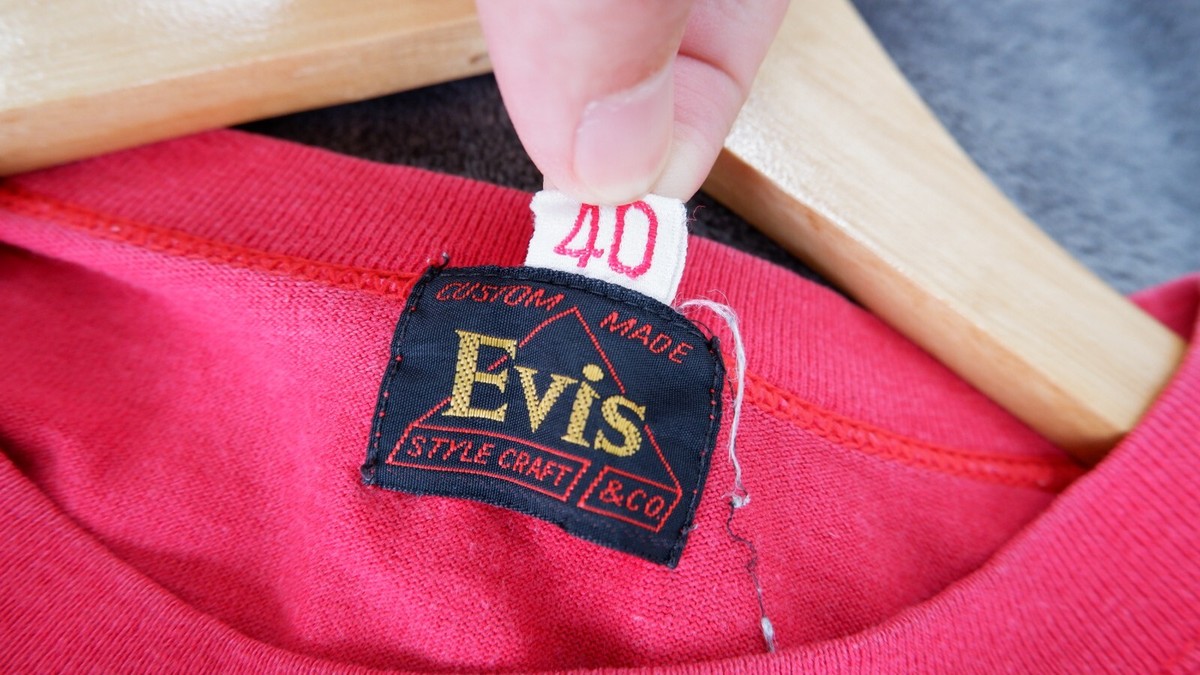 OLD EVISU パーカー　34サイズ　vintage 中古・古着通販】EVISU (エヴィス) カモメプリントパーカー ブラック
