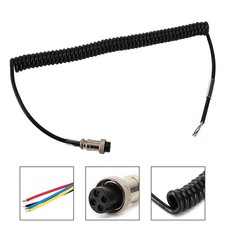 1 Pcs Durable Cb Radio Mic Microphone 4 Pin Cable For Pr550 Pr3100 UE